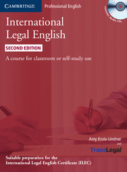 International Legal English Second edition Student's Book with Audio CDs (3)
